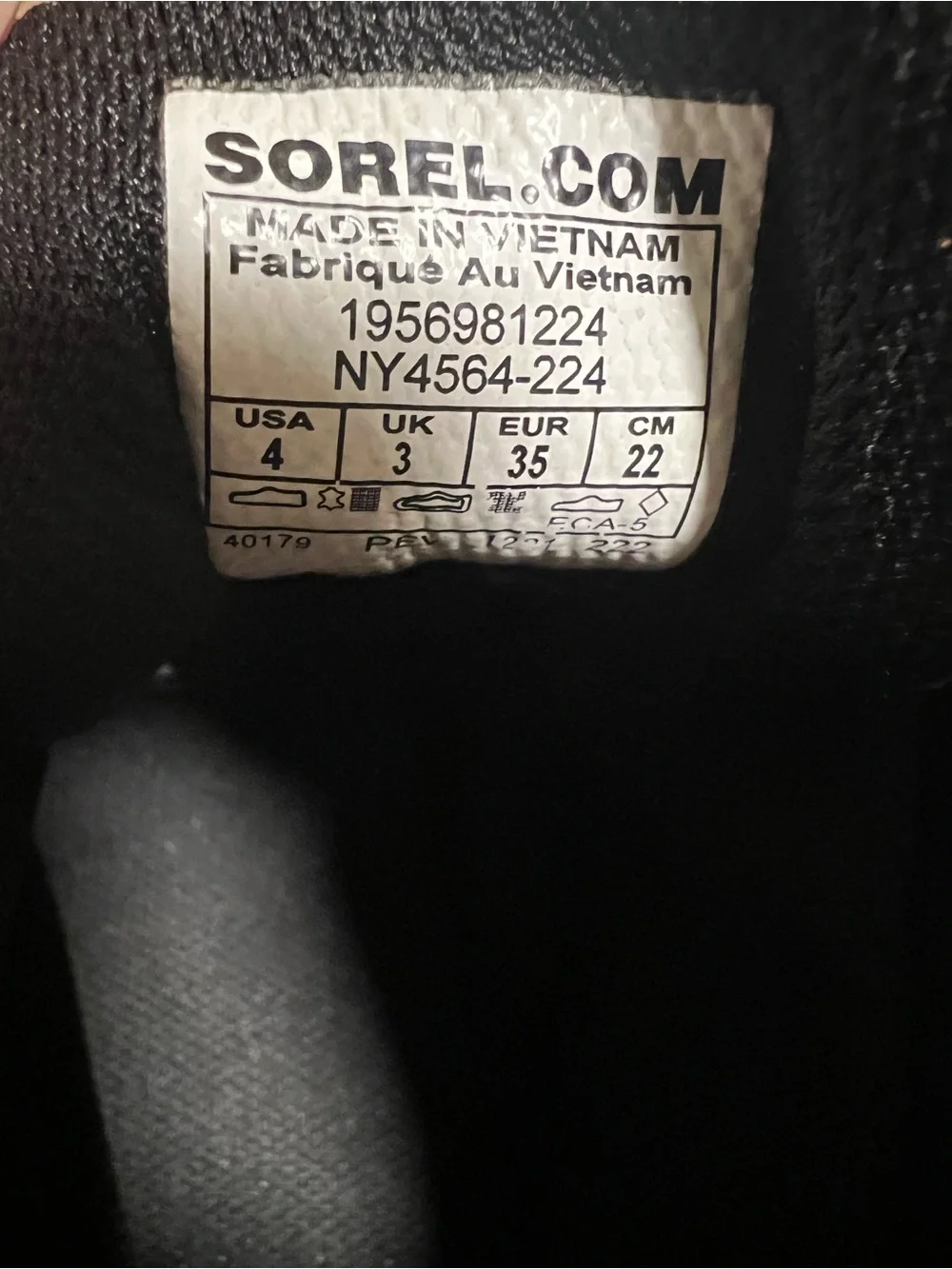 Sorel Two-Tone Brown and Black Waterproof Duck Boots size 4